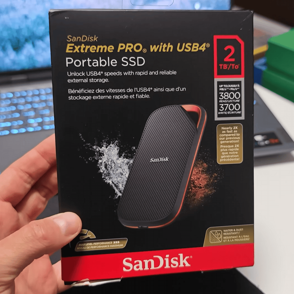 SanDisk Extreme Pro USB4 – כונן SSD  מהיר ועמיד מדור חדש