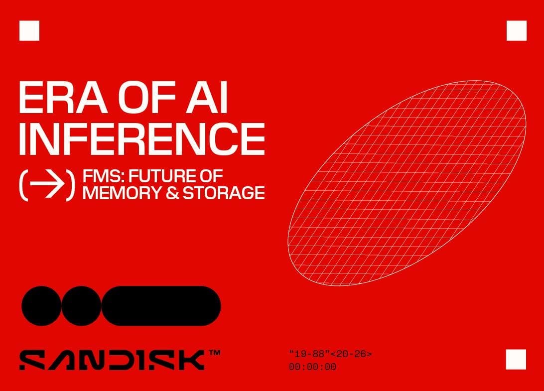 Sandisk מציגה ב-FMS 2026 את הדור הבא של טכנולוגיות NAND לעידן ה-AI